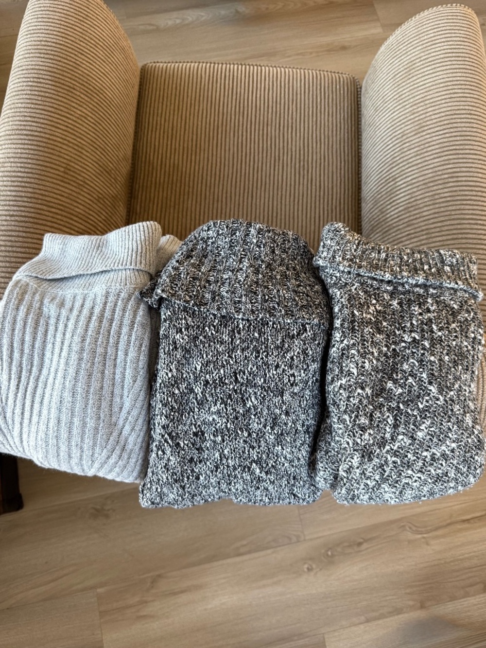 Lot of 3 XS to S Cowl Neck Sweaters